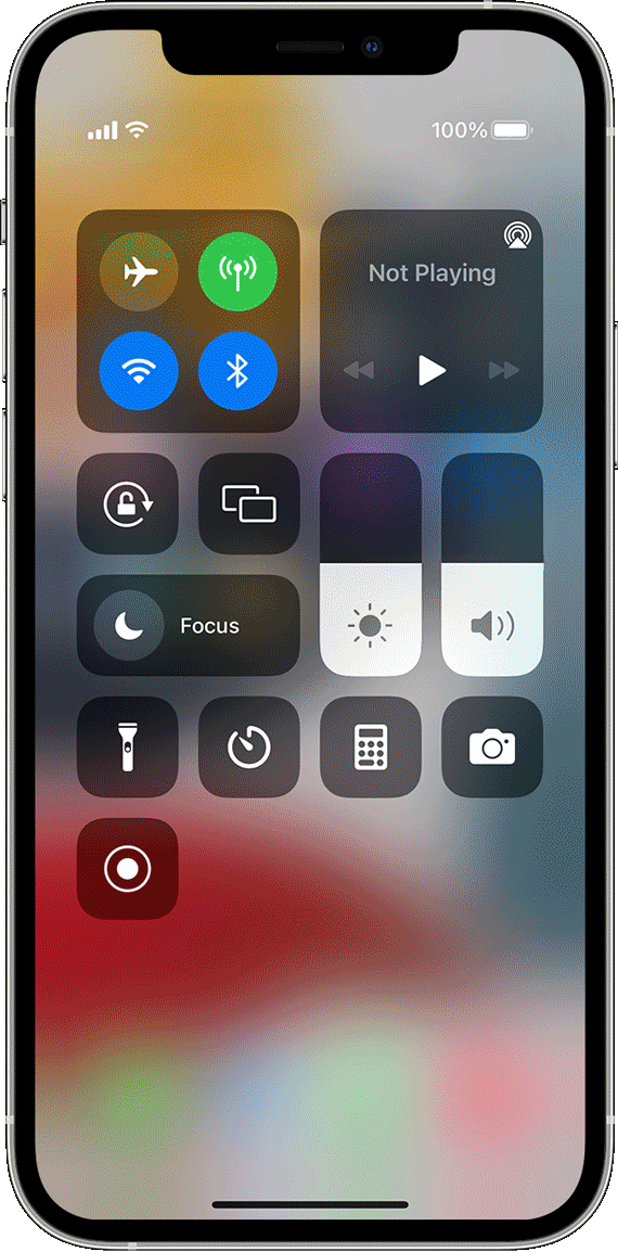 ios15 iphone12-pro-control-center-screen-record-animation
